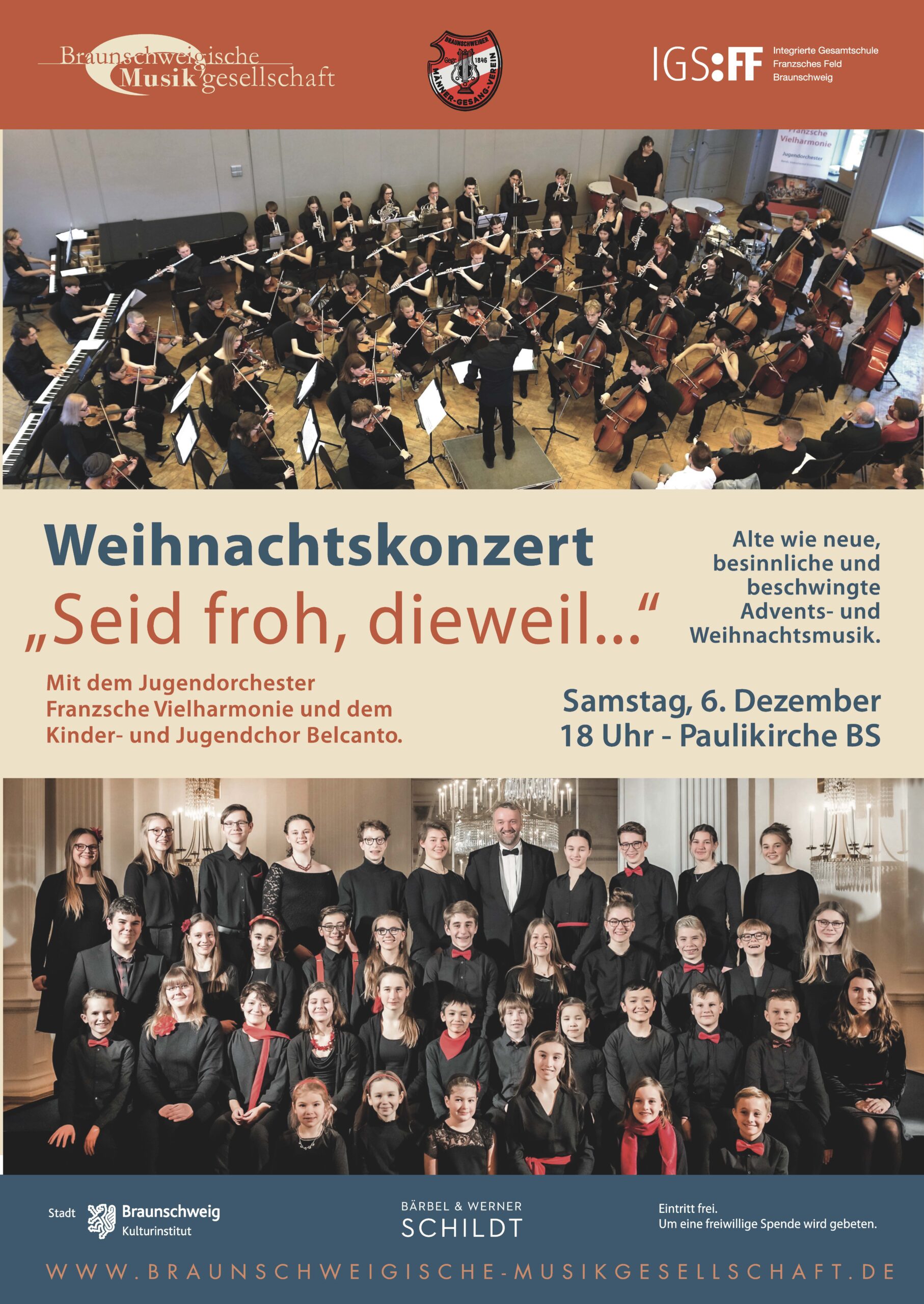 Du betrachtest gerade Weihnachtskonzert „Seid froh, dieweil…“